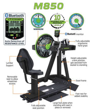 Load image into Gallery viewer, Best Choice Fitness Recumbent Bike/UBE M850 UBE (Black Finish) 4895147803944 M850 UBE (Black Finish)