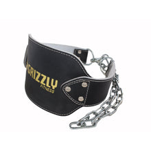 Load image into Gallery viewer, Grizzly Fitness Leather Dip, Pull Up and Chin Up Belt Strength and conditioning Grizzly Fitness 