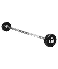 INTEK Strength Bravo Series Solid Urethane Fixed Bars Strength and conditioning INTEK Strength 