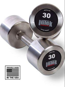 INTEK STRENGTH Delta Series Stainless Steel Dumbbells Strength and conditioning INTEK Strength 